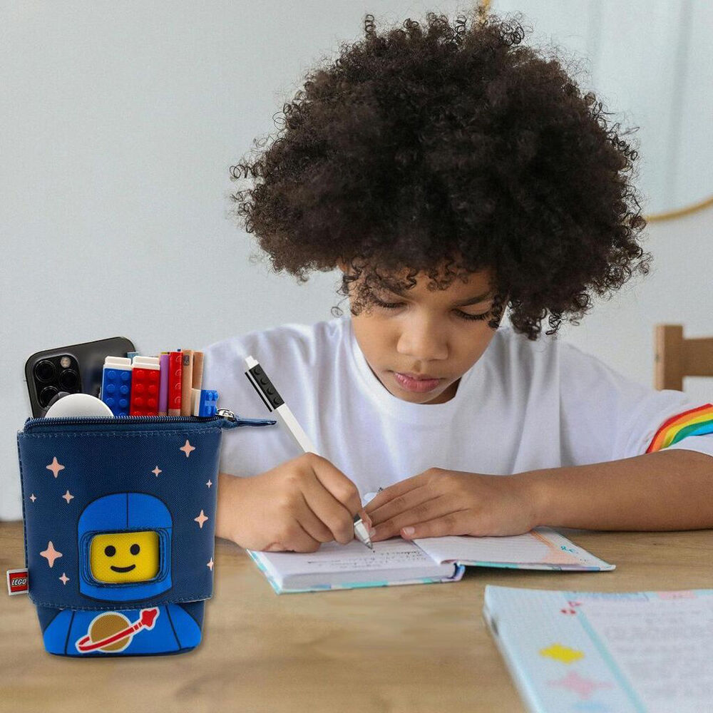 Lego School Stationery Spaceman Blue Pop Pencil Case Organiser Kids — image 6