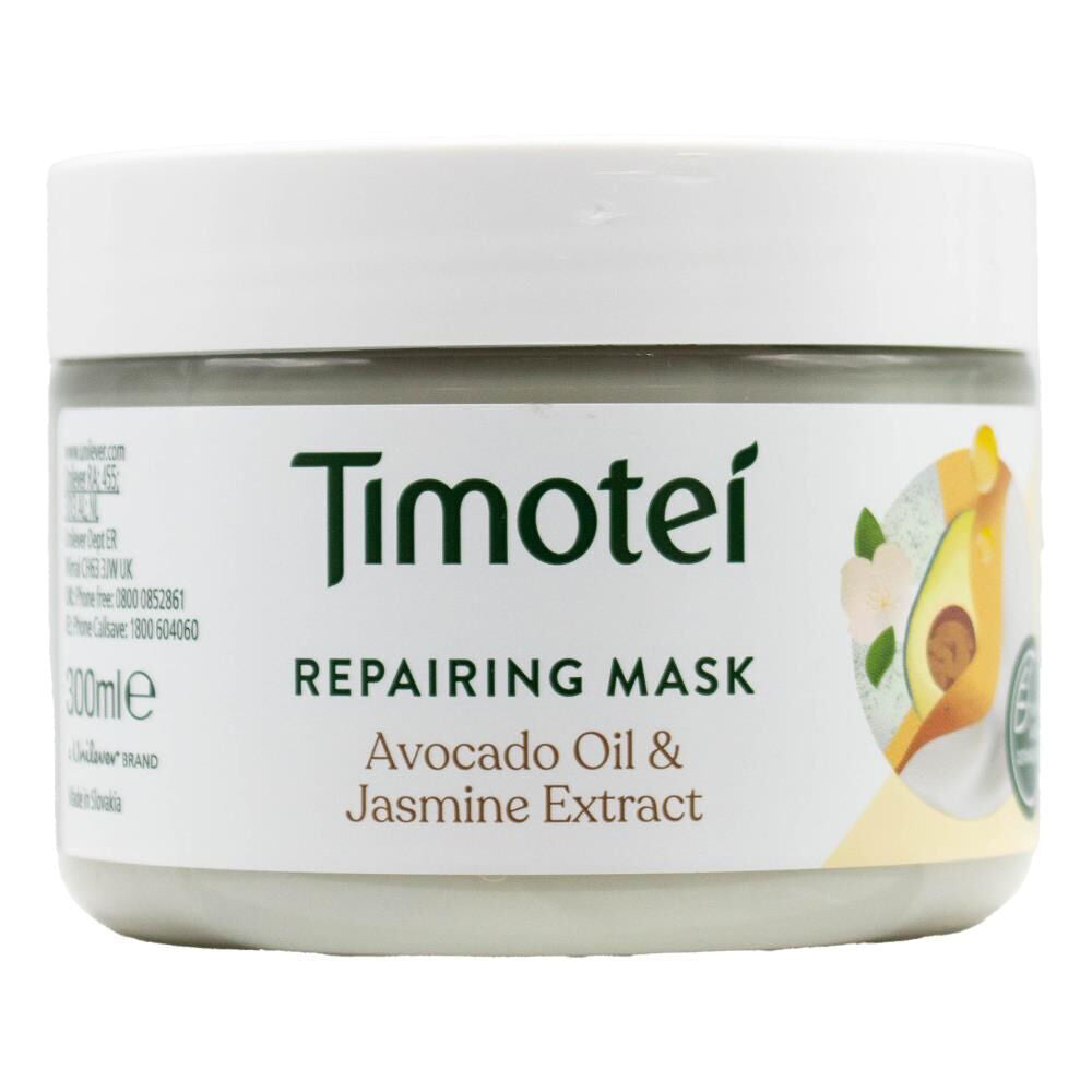 Timotei Repairing Mask Avocado Oil & Jasmine Extract All Hair Types 300ml (6 Pack) — image 2
