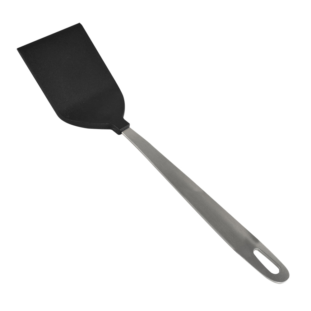 3830-11-r-m-stainless-steel-nylon-spatula-23-5cm-kitchenware-black