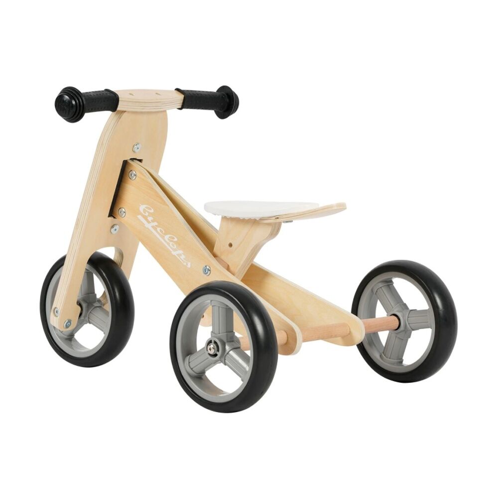 Cyclops 18-36 Months 2-in-1 Wooden Trike & Balance Bike Kids Ride on Toy — image 3
