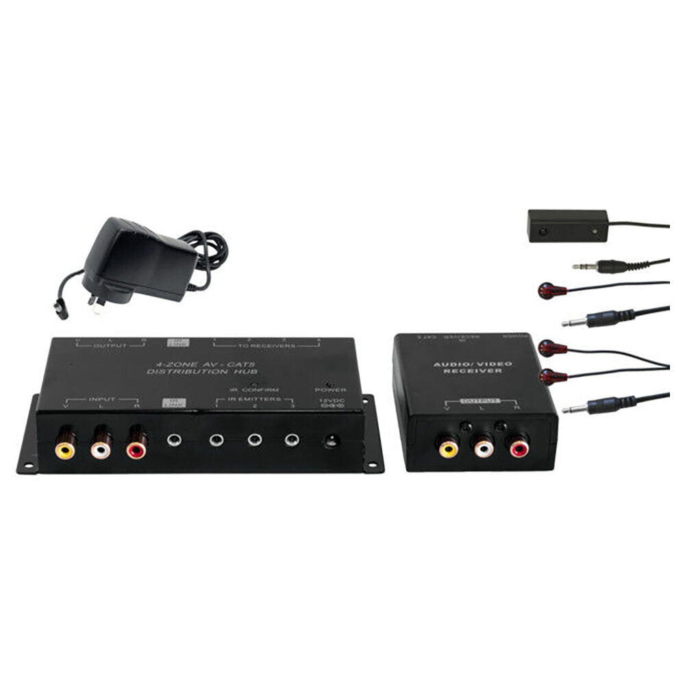 39894086-pro2-av-distribution-audio-stereo-device-over-cat5-1x4-composite-w-ir-black