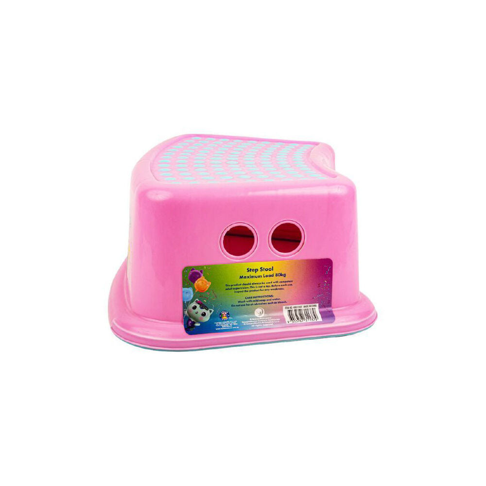 Gabbys Dollhouse Bathroom Stepper Pink Kids Step Foot Stool Kids/Children — image 2