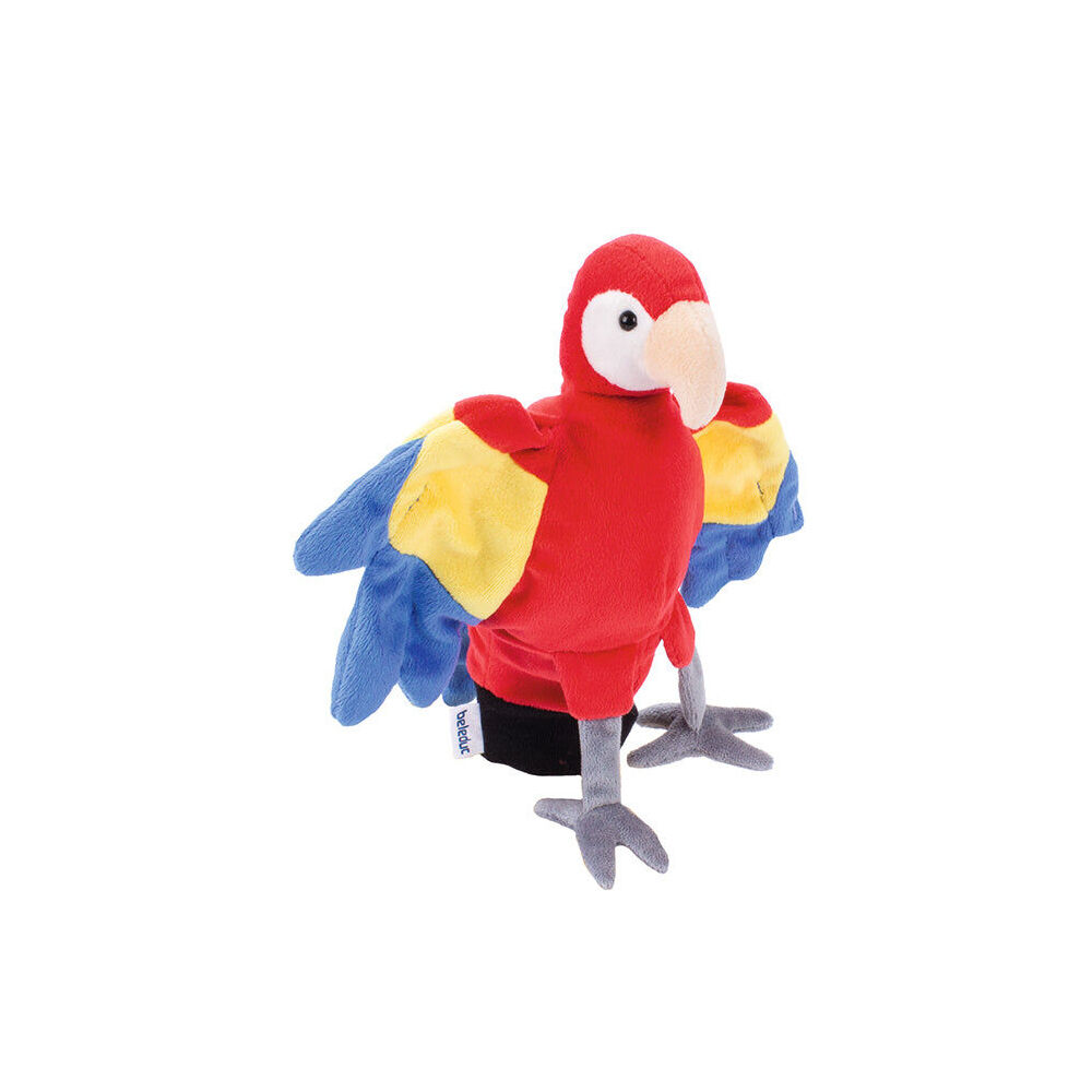 Beleduc Hand Puppet Parrot Animal Storytelling Tool Children/Kids - 3y+