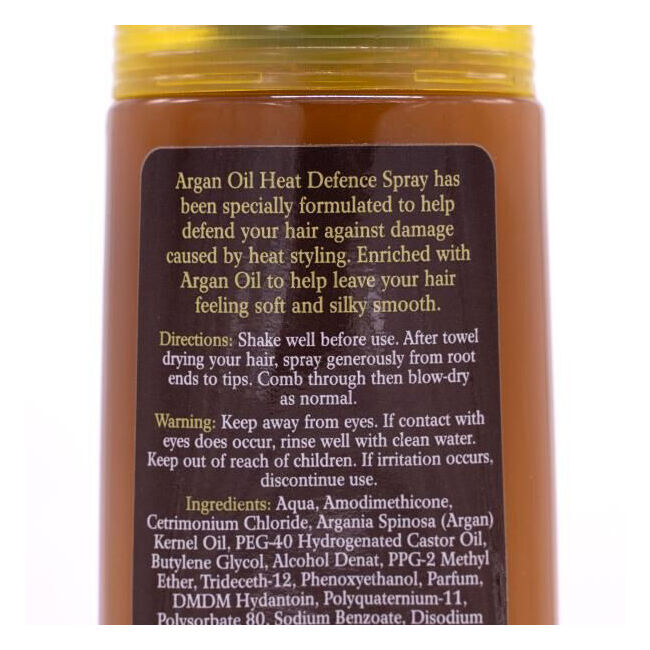 Argan Oil Heat Defence Leave in Spray 150ml Styling Care Hair Protection — image 3