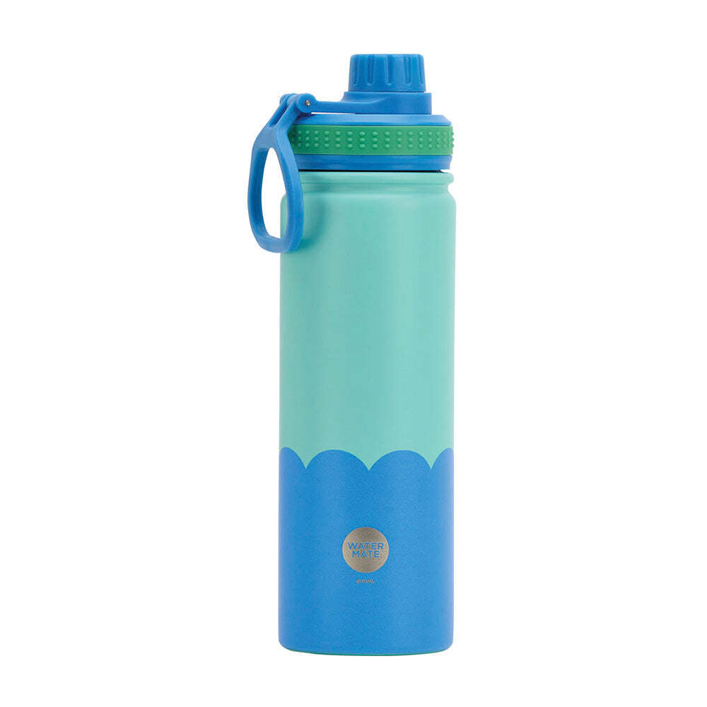 Annabel Trends Watermate Wave 600ml Stainless Steel Bottle Tumbler Aqua Blue (2 Pack) — image 2