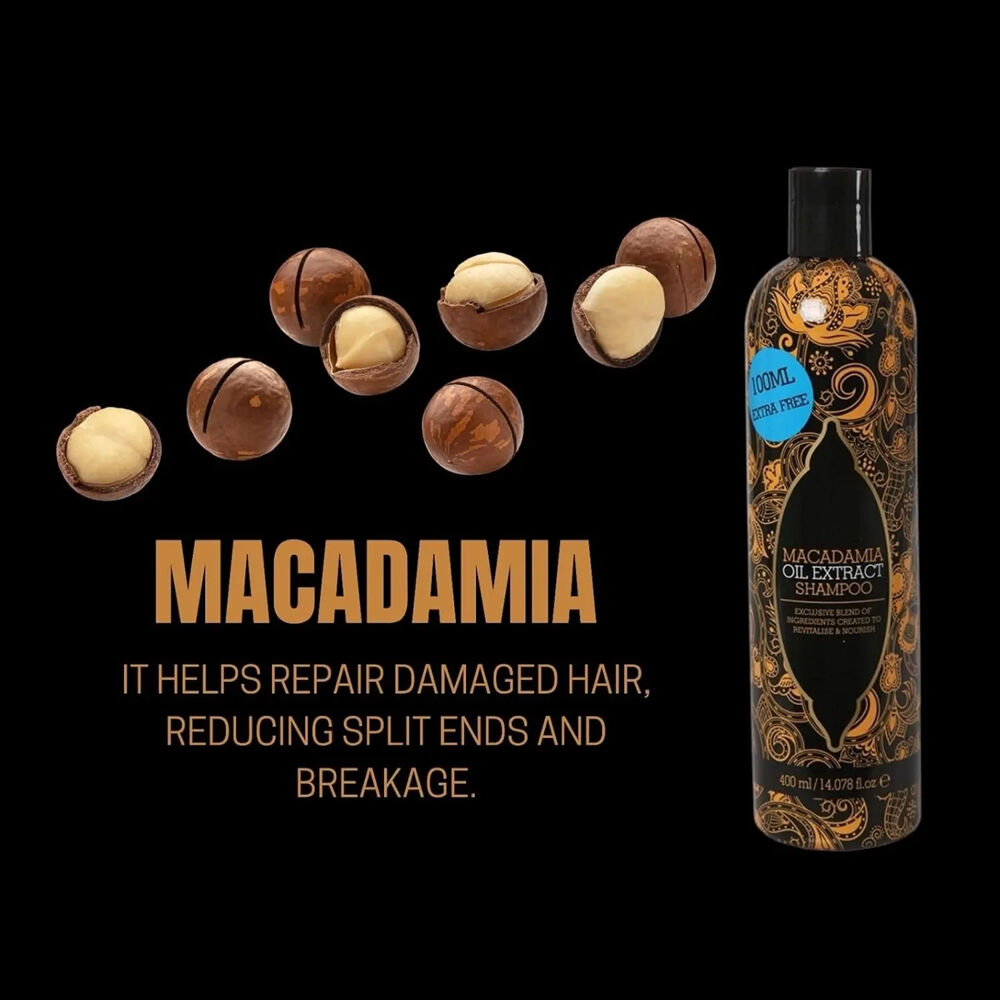 Macadamia Oil Extract Shampoo 400ml Nourishing Care For All Hair Types — image 5