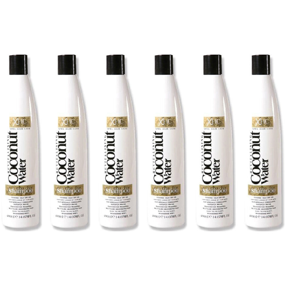 XHC Revitalising Coconut Water Hydrating Shampoo For Damaged Hair 400ml (6 Pack)
