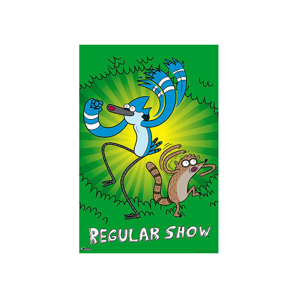 4143-cartoon-network-regular-show-poster-91-5x61cm-green