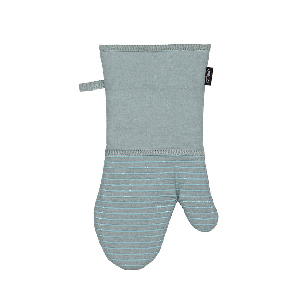 Ladelle Heat-Resistant Kitchen Gloves Ice Blue Lennox Durable Oven Mitt
