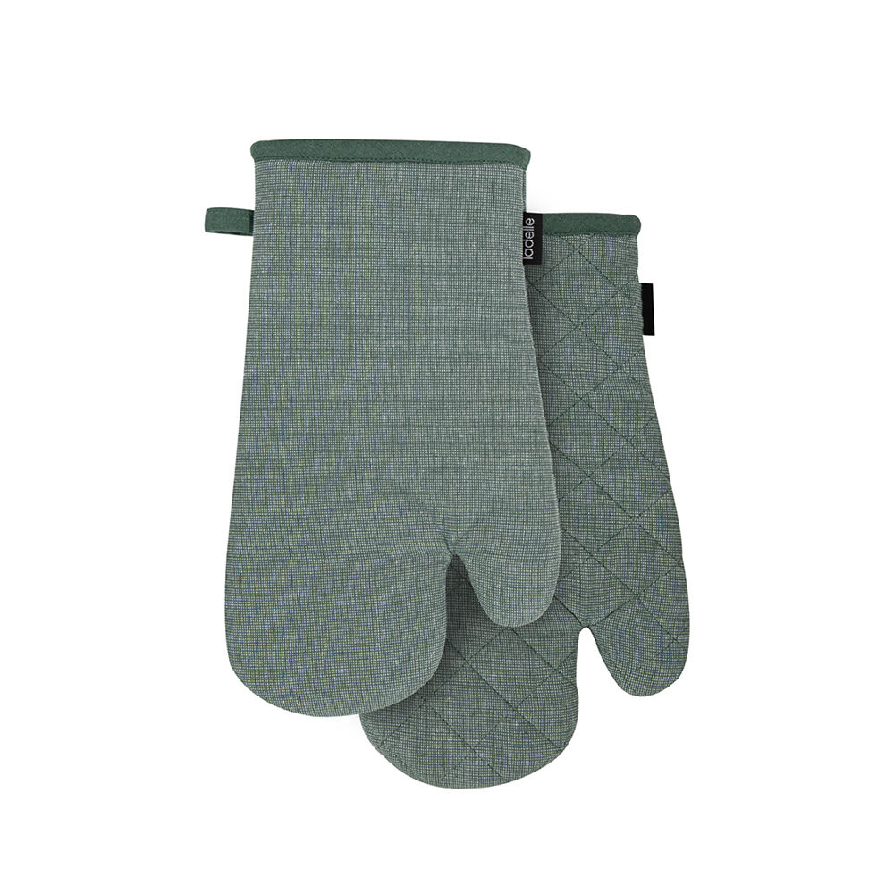Ladelle Eco Ladelle Recycled Leaf Oven Mitt Reusable/Washable Pot Holder Green (2 Pieces)