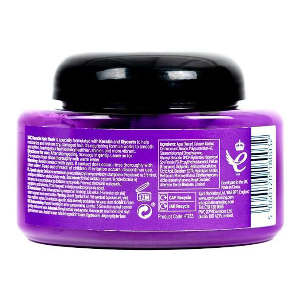 XHC 220ml Keratin Classic Hair Mask For Smooth Straight Sleek — image 2