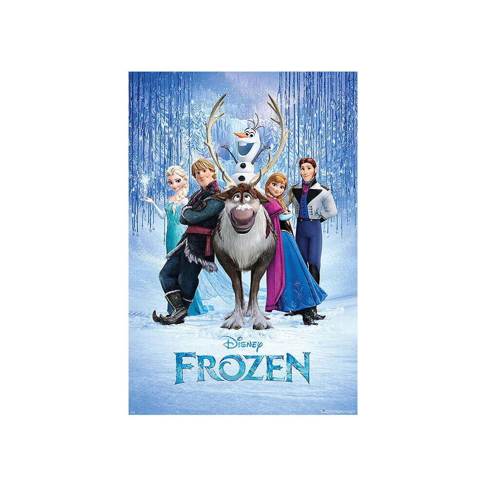 4182-disney-frozen-cast-poster-91-5x61cm-home-room-wall-decor