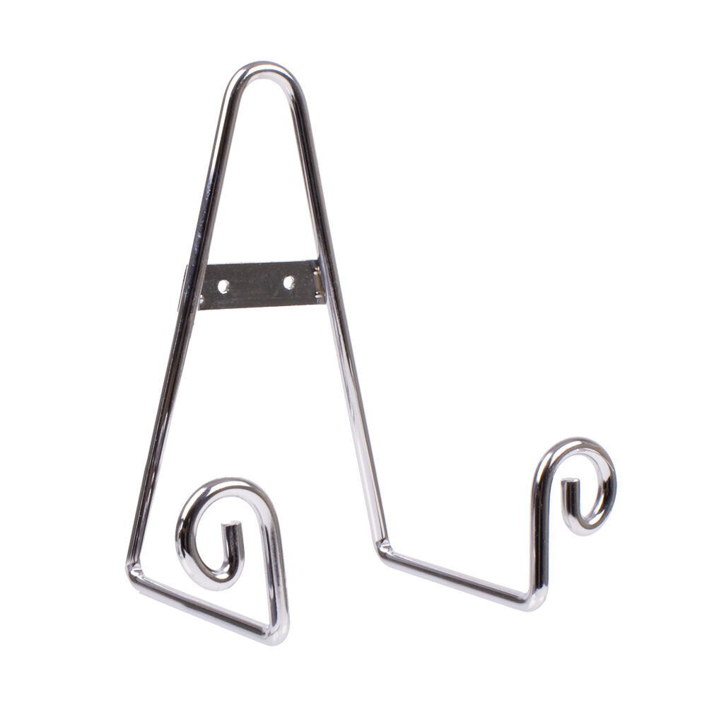 4274c-entree-large-scroll-plate-stand-21cm-display-holder-rack-chrome