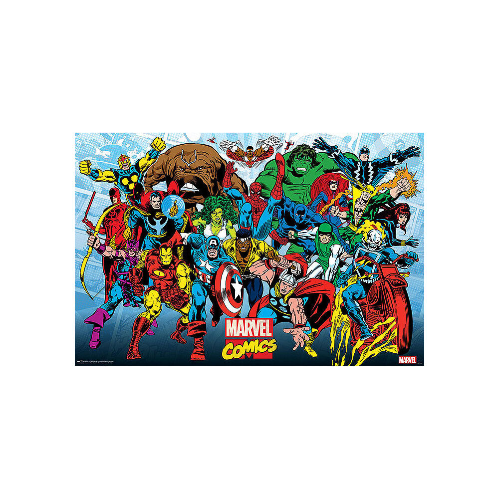 4355-marvel-comics-retro-running-comic-book-poster-wall-art-91-5x61cm