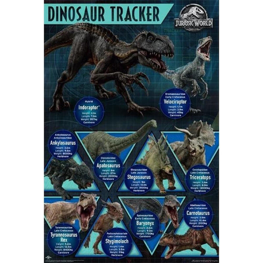 4497-jurassic-world-dinosaur-tracker-poster-91-5x60cm-room-decor