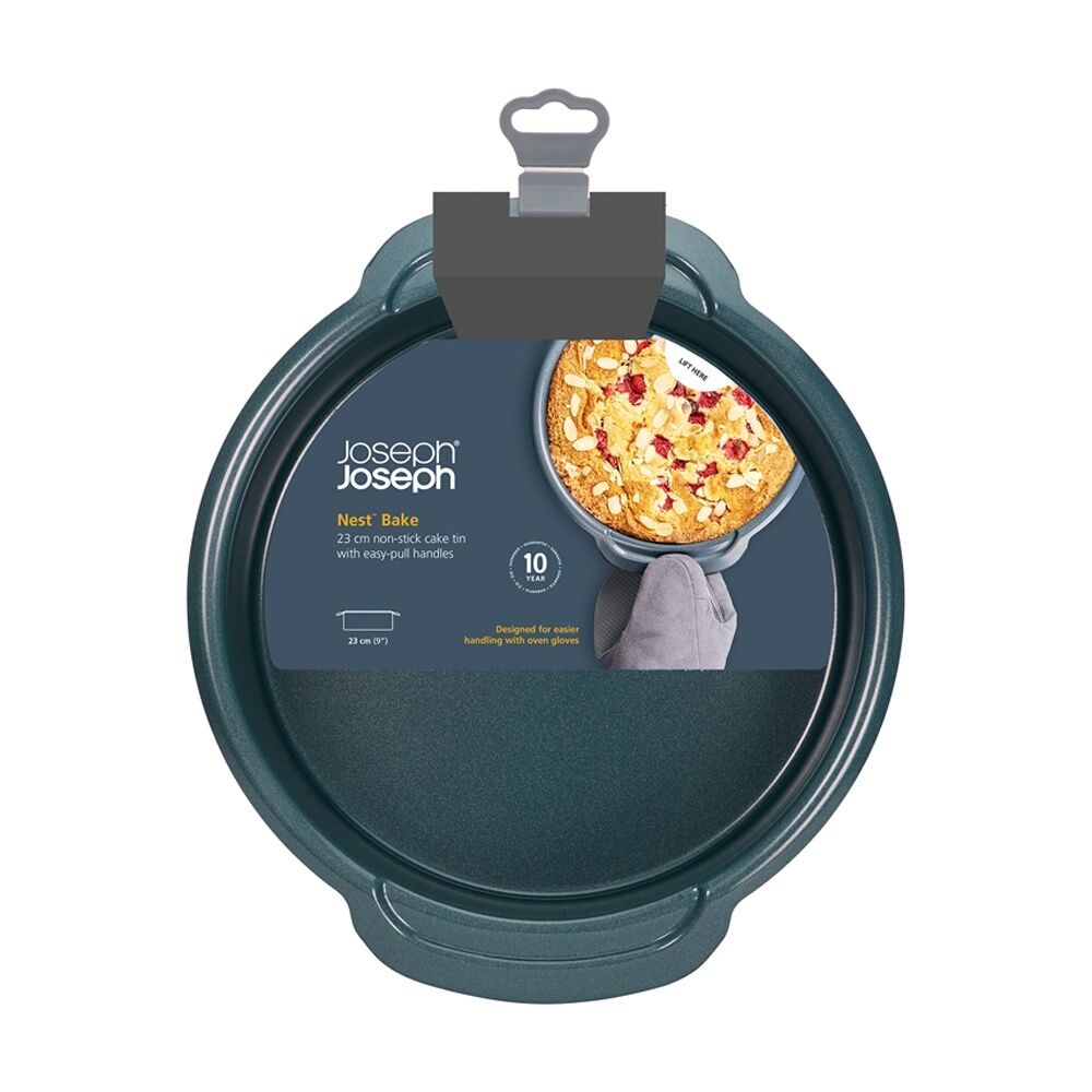 Joseph Joseph Carbon Steel Non-Stick Nest Bake Round Cake Tin 23cm Blue (2 Pack) — image 2