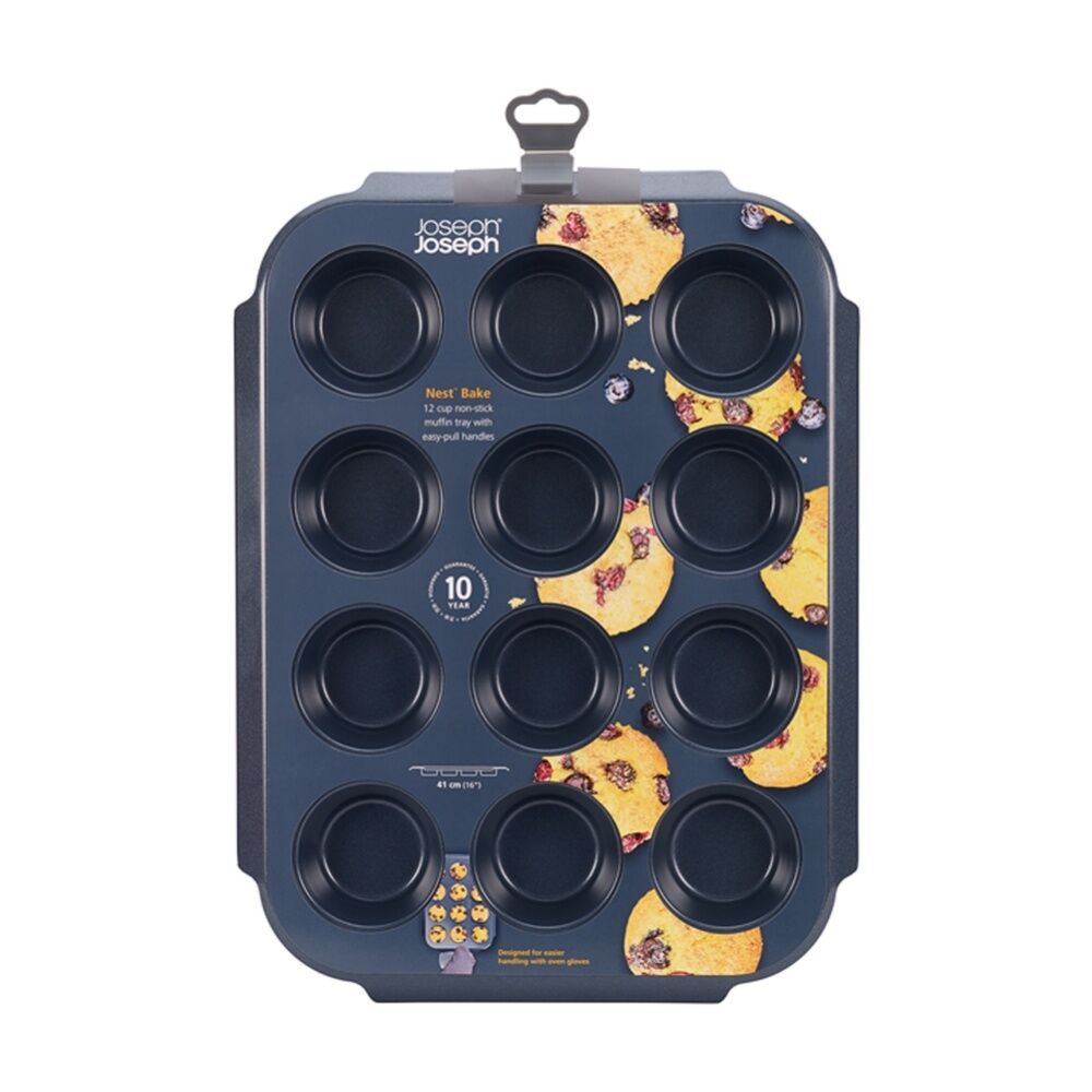 Joseph Joseph Carbon Steel Non-Stick Nest Bake 12 Cup Muffin Pan — image 2