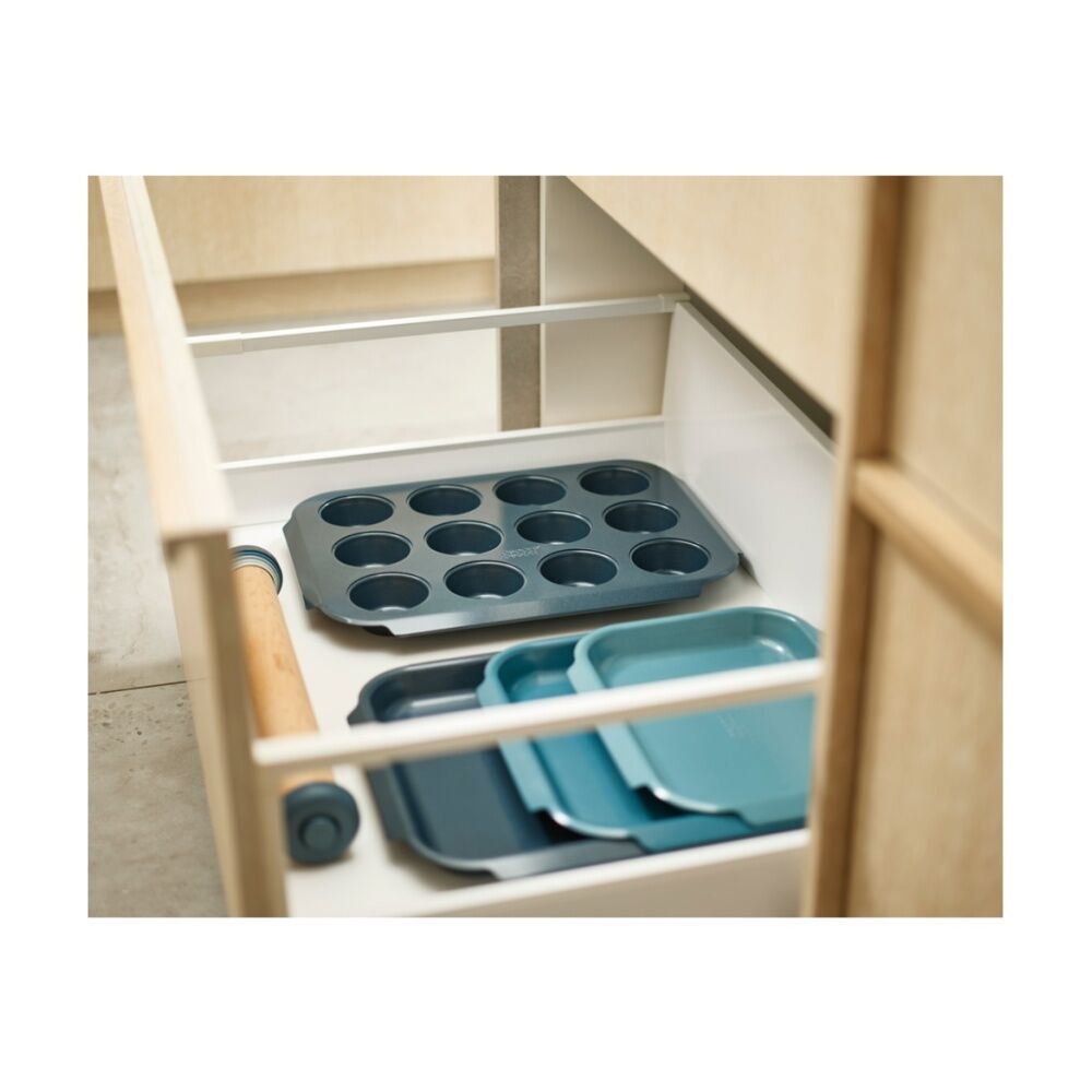 Joseph Joseph Carbon Steel Non-Stick Nest Bake 12 Cup Muffin Pan — image 5