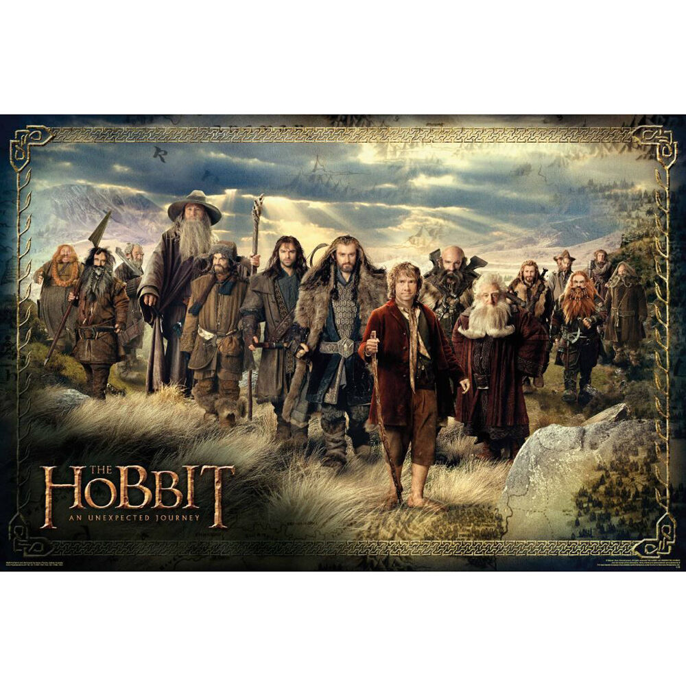 4558a-the-hobbit-an-unexpected-journey-the-company-poster-91-5x60cm