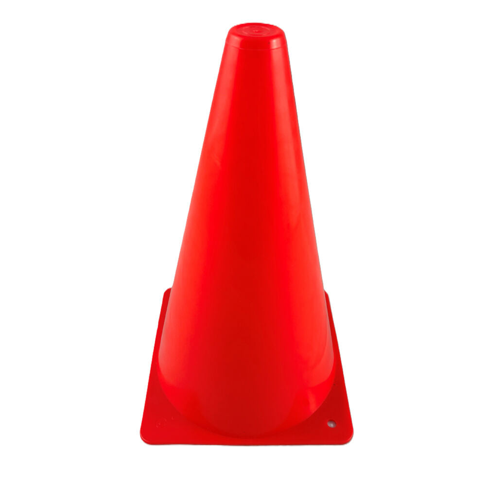 Regent 22cm Red All School Sports Solid Field Marking Training Cone