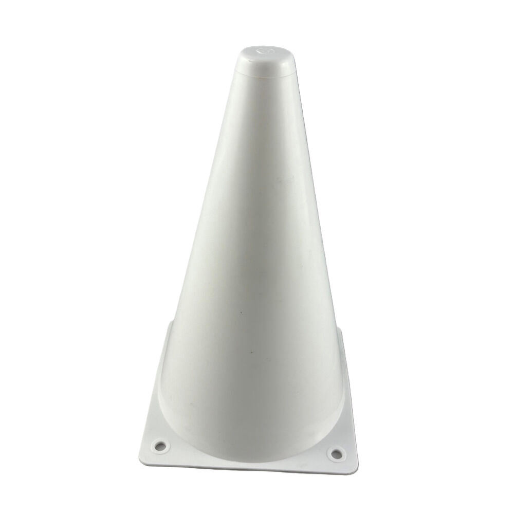 Regent 22cm White All School Sports Solid Field Marking Training Cone