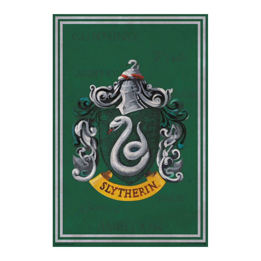 4626-wizarding-world-harry-potter-slytherin-crest-poster-91-5x61cm