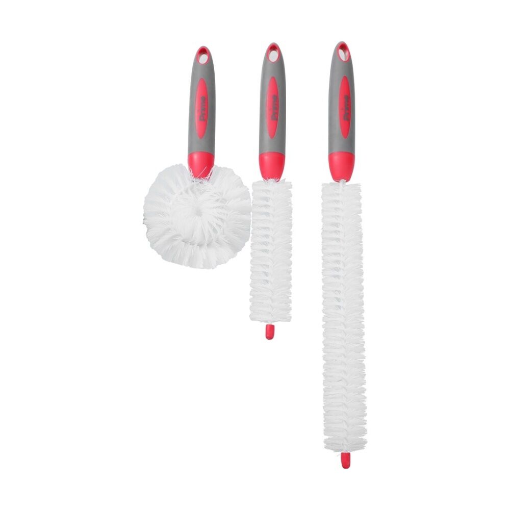 Boxsweden Prime Bottle Cleaning Brush Set w/ Handles Assorted (3 Pieces) — image 3