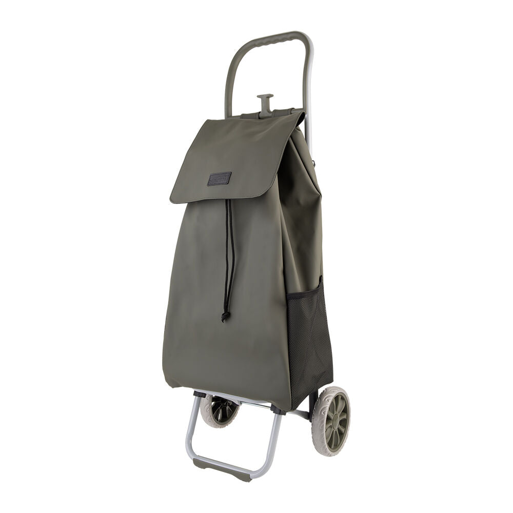 Sachi 38L Olive Cosmo Weatherproof Durable Grocery Wheeled Shopping Trolley