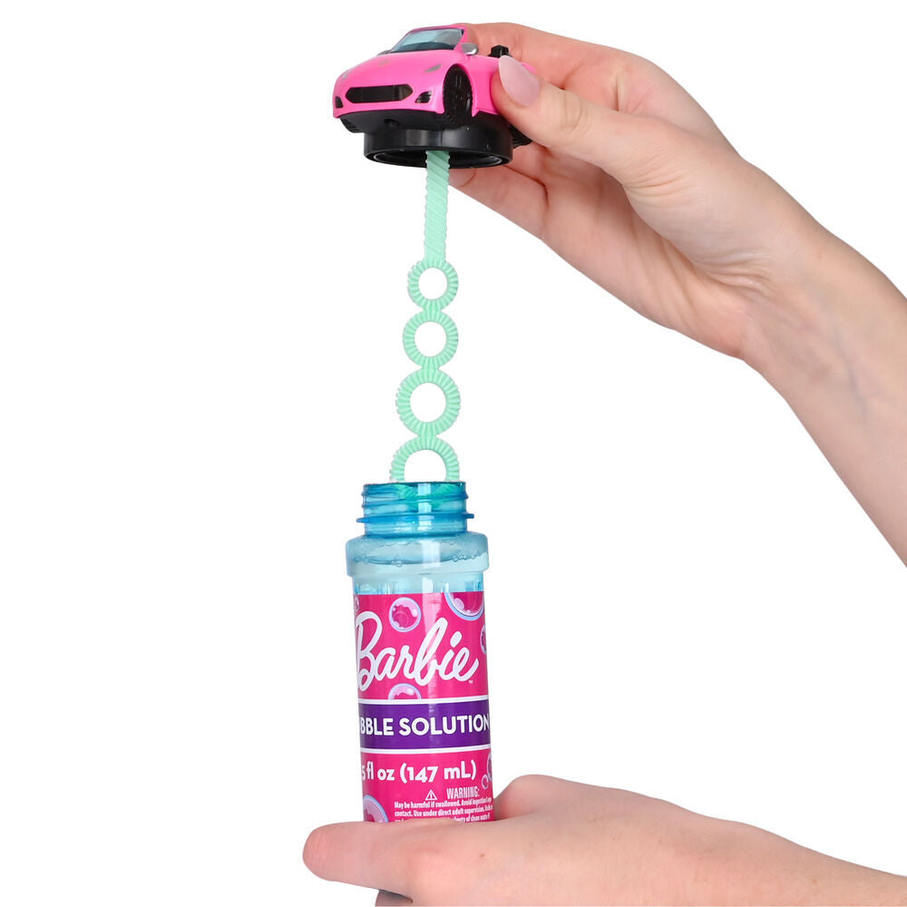 Barbie Blowing Bubbles Bottle w/Pink Convertable Wand Outdoor Activity 147ml (6 Pack) — image 4
