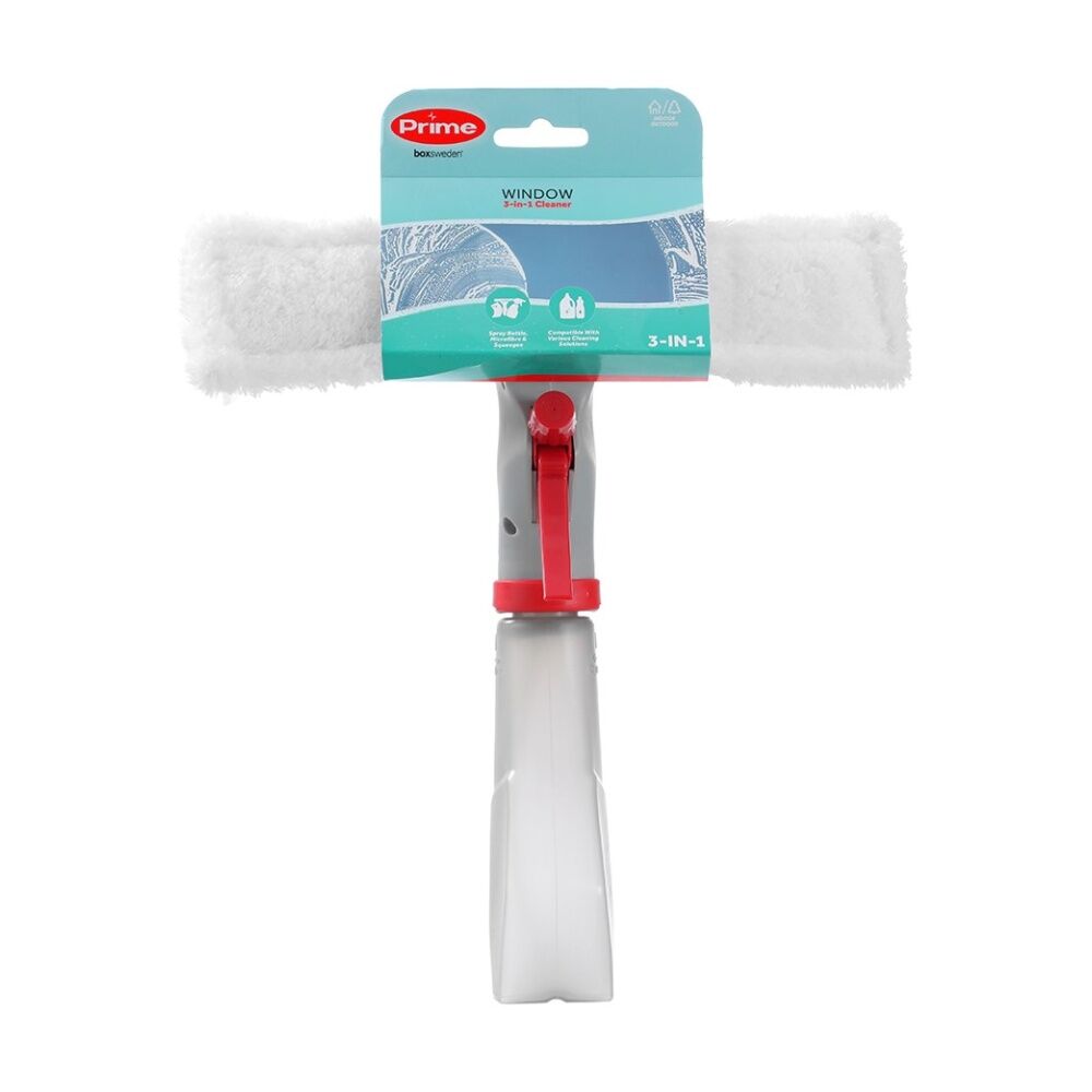 Boxsweden Prime Window 3 In 1 Cleaner for Cleaning Sturdy Squeegee
