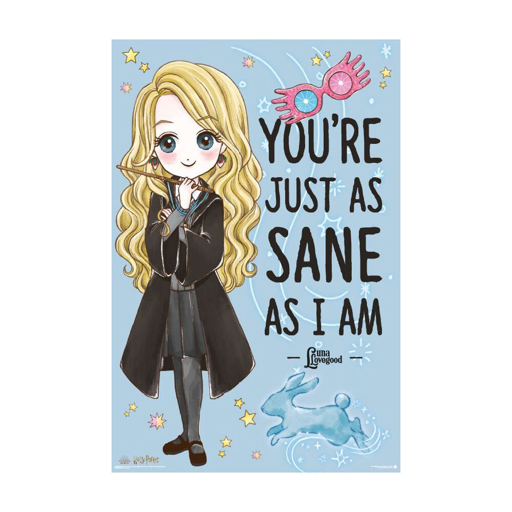 4761-wizarding-world-harry-potter-youre-just-as-sane-poster-91-5x61cm