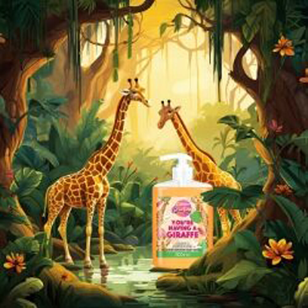 Cussons Creations 500ml Apricot & Jungle Papaya Having a Giraffe Hand Wash — image 2