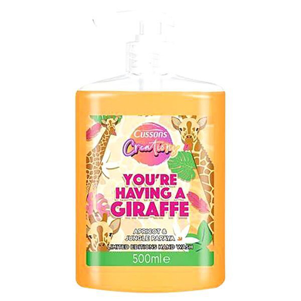 Cussons Creations 500ml Apricot & Jungle Papaya Having a Giraffe Hand Wash