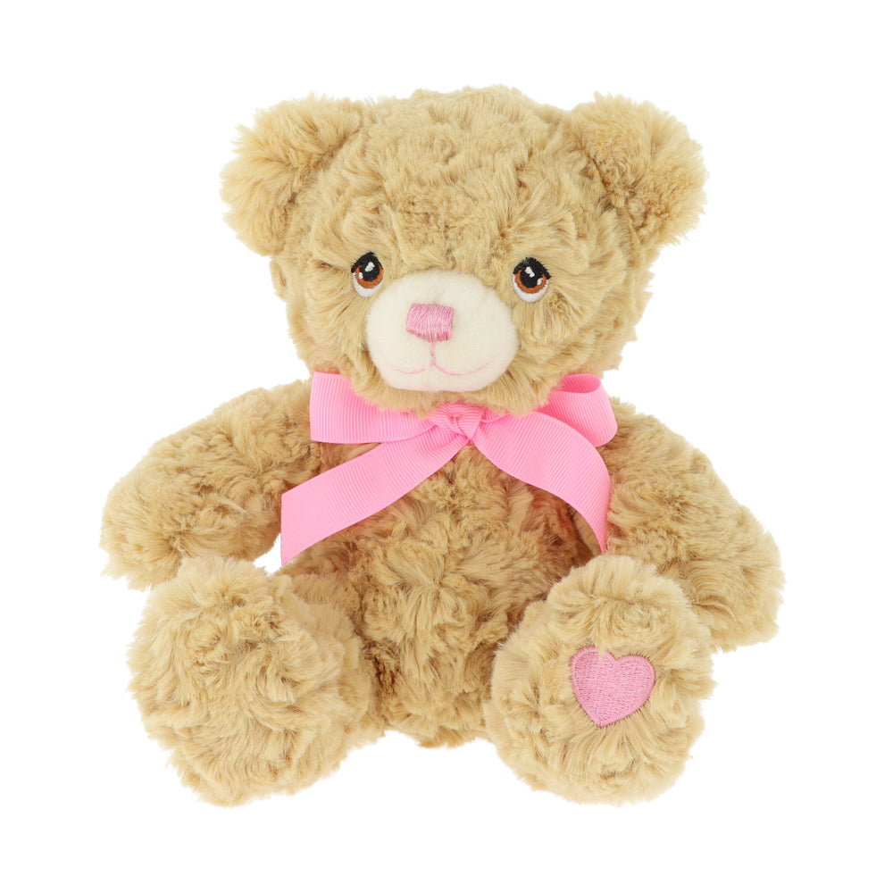 47c0189651-keeleco-bramble-w-pink-ribbon-soft-stuffed-plush-kids-toy-18cm-brown-3