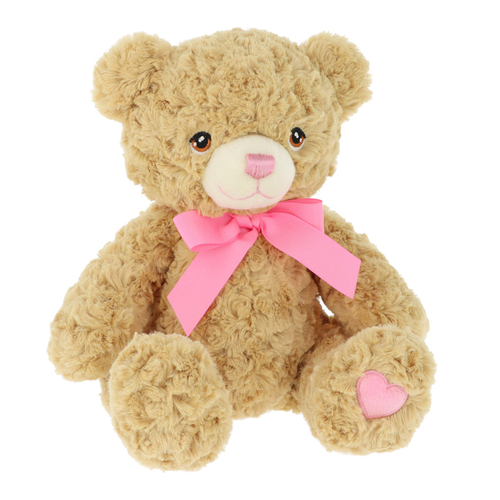 47c0259668-keeleco-bramble-w-pink-ribbon-soft-stuffed-plush-kids-toy-25cm-brown-3