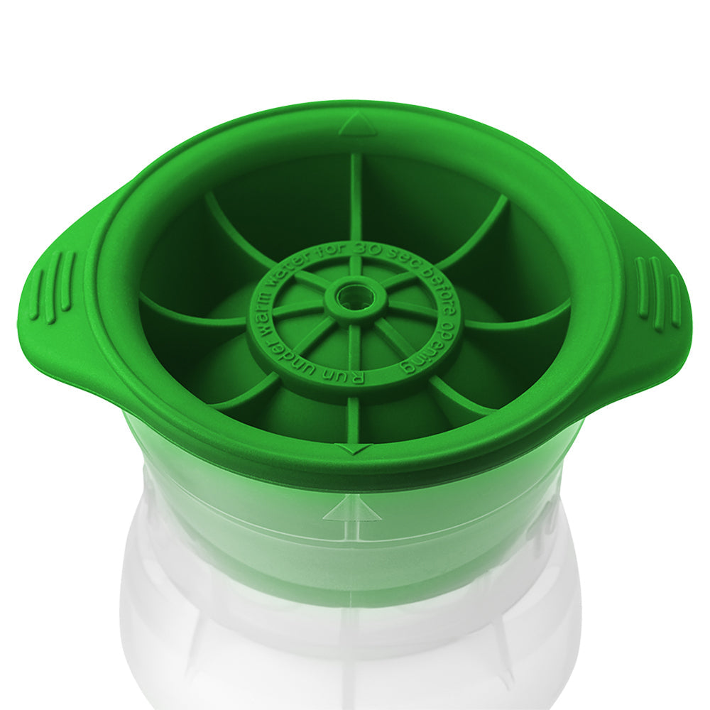 Tovolo Golf Ball Ice Mould Set w/ Silicone Cap Kitchen Barware Green (6 Pieces) — image 5