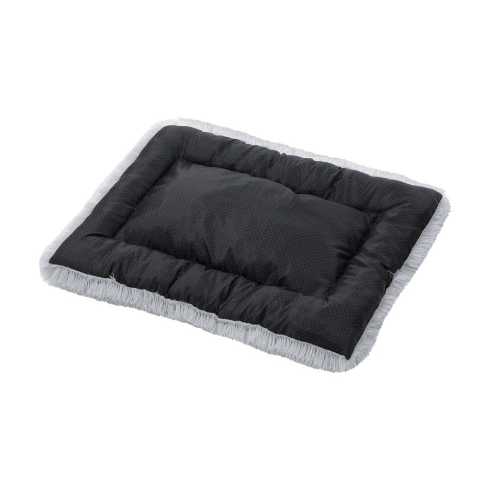 Paws and Claws Pet Mat Medium 70x50x4cm Light Grey Washable Super Plush — image 6