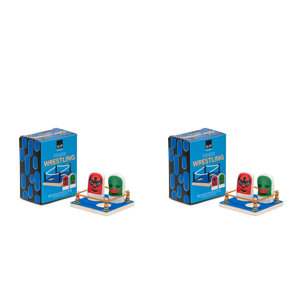Salt & Pepper S&P Home/Office/Classroom Kids/Children 5y+ Finger Games Wrestling Fun Toy (2 Pack)