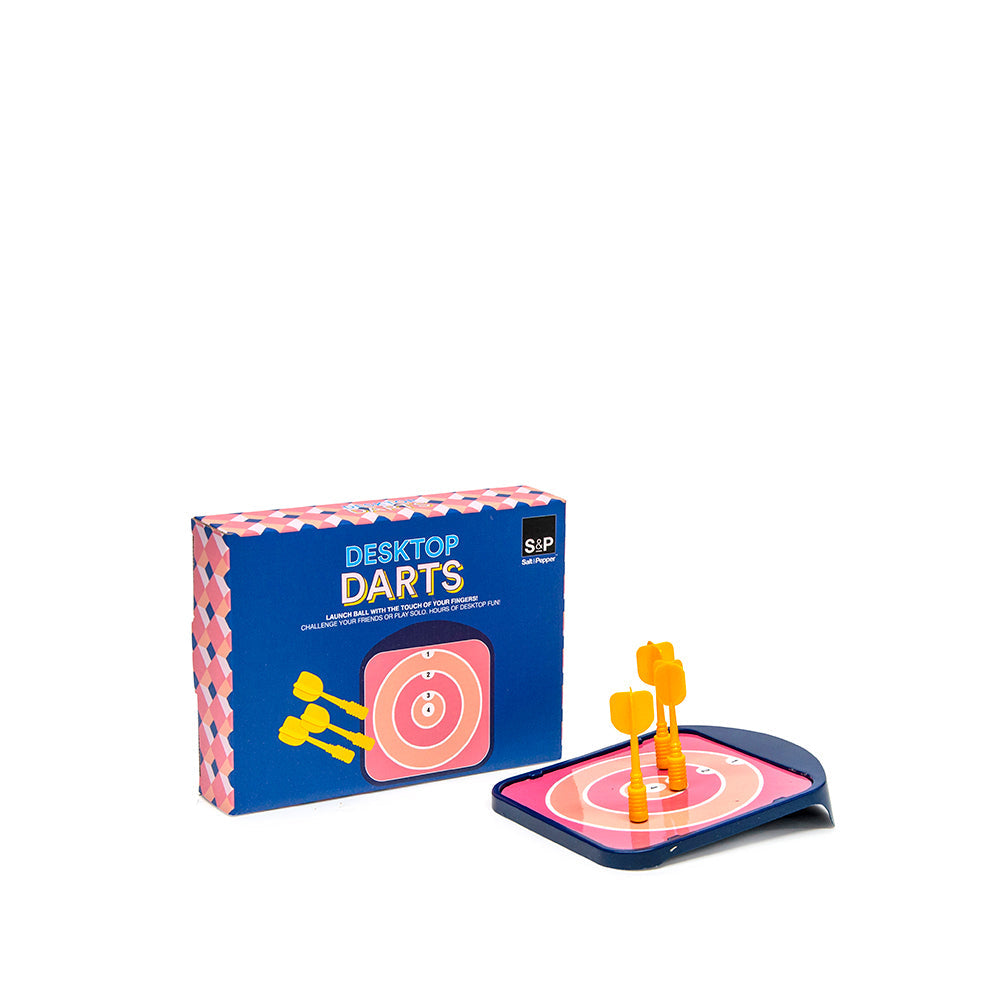 Salt & Pepper S&P Home/Office Desktop/Table Mini Games Kids/Family 5y+ Darts Fun Toy (2 Pack) — image 2