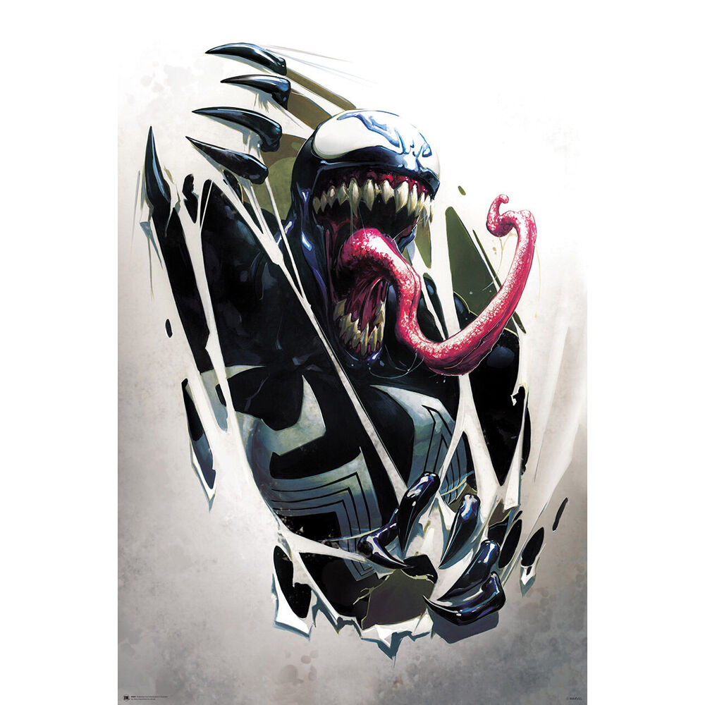 4993-marvel-comics-venom-breaking-out-poster-91-5x61cm-room-decor