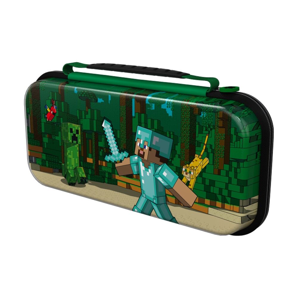 Turtle Beach Minecraft Forest Battle Nintendo Switch Realmz Gaming Travel Case — image 5
