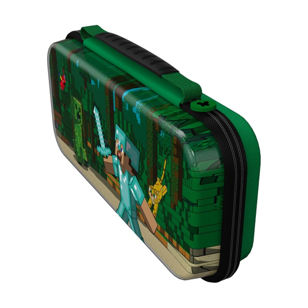 Turtle Beach Minecraft Forest Battle Nintendo Switch Realmz Gaming Travel Case — image 6