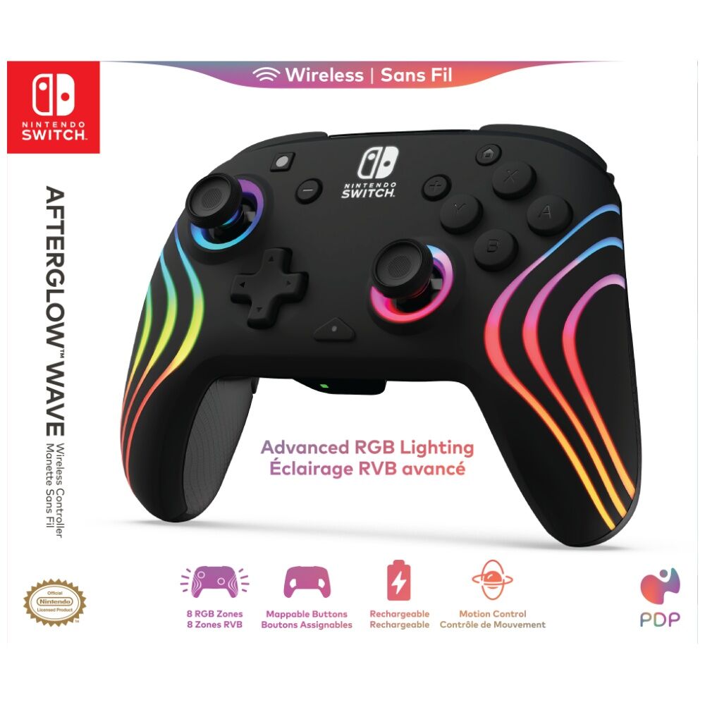 Turtle Beach Black Nintendo Switch 2 Afterglow Wave Wireless Plus Controller — image 10
