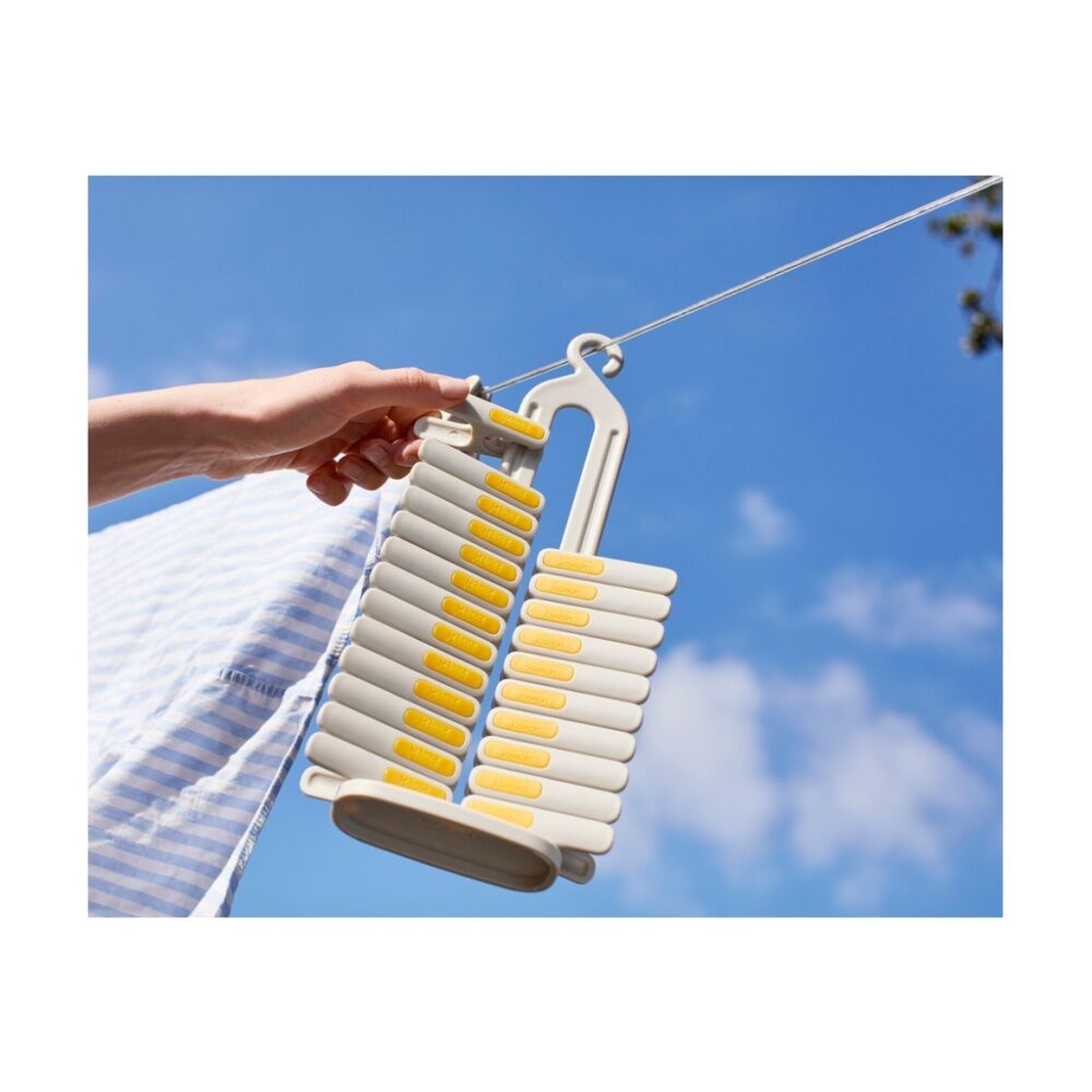 Joseph Joseph PegStore Clothing/Laundry Peg Set w/ 30 UV Resistant Ecru (30 Pieces) — image 10