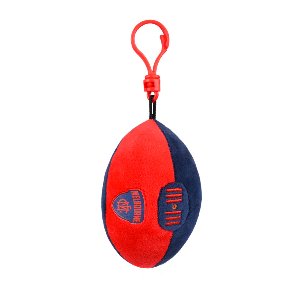 500100509-afl-melbourne-footy-keyclip-hanging-bag-accessory-10cm