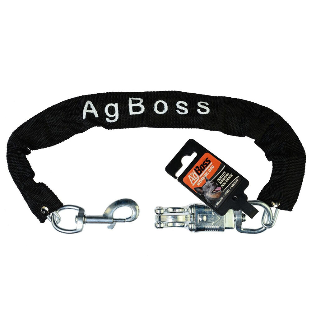 Agboss Black 4x500mm Dog Ute/Car Chain With Quick & Easy Release