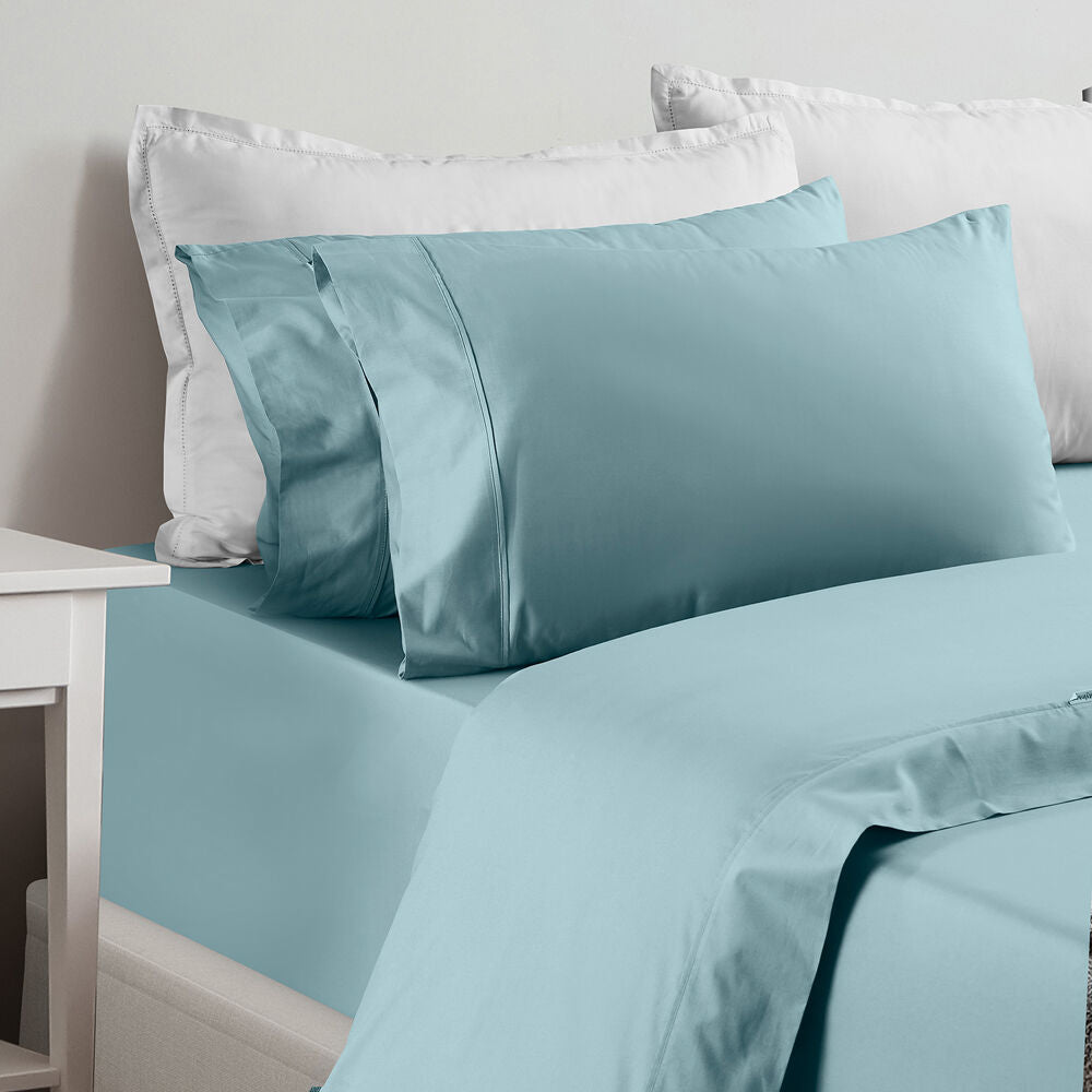 Renee Taylor Mist King Sheet w/ 2x Pillowcases Cotton Blend 1500TC Set — image 2