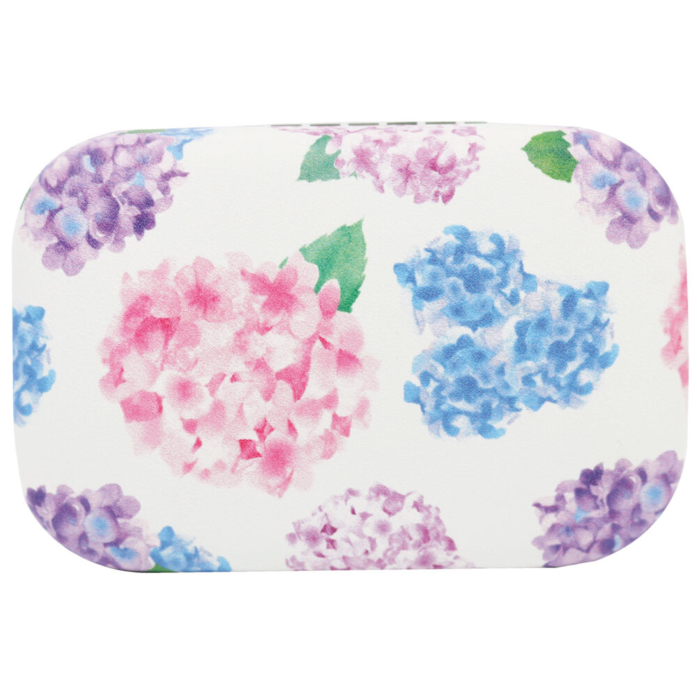 Wicked Sista 8.5x2.5cm Hydrangeas Rectangle Jewellery Hard Cover Travel Case
