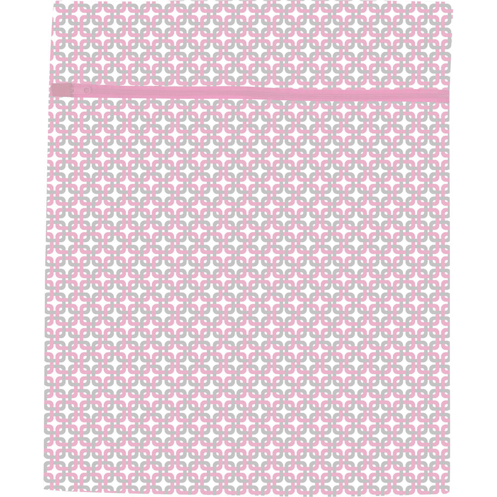 Wicked Sista 40x50cm Overlap Geo Delicate Laundry Mesh Wash Bag w/ Zip Lock