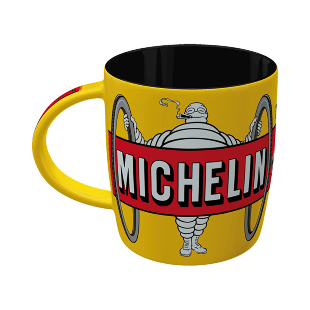 Nostalgic-Art Ceramic Coffee/Tea Mug Michelin Tyres Bibendum 9x9cm Yellow — image 4
